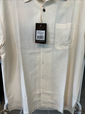Native Cream Short-Sleeve Button Down Shirt